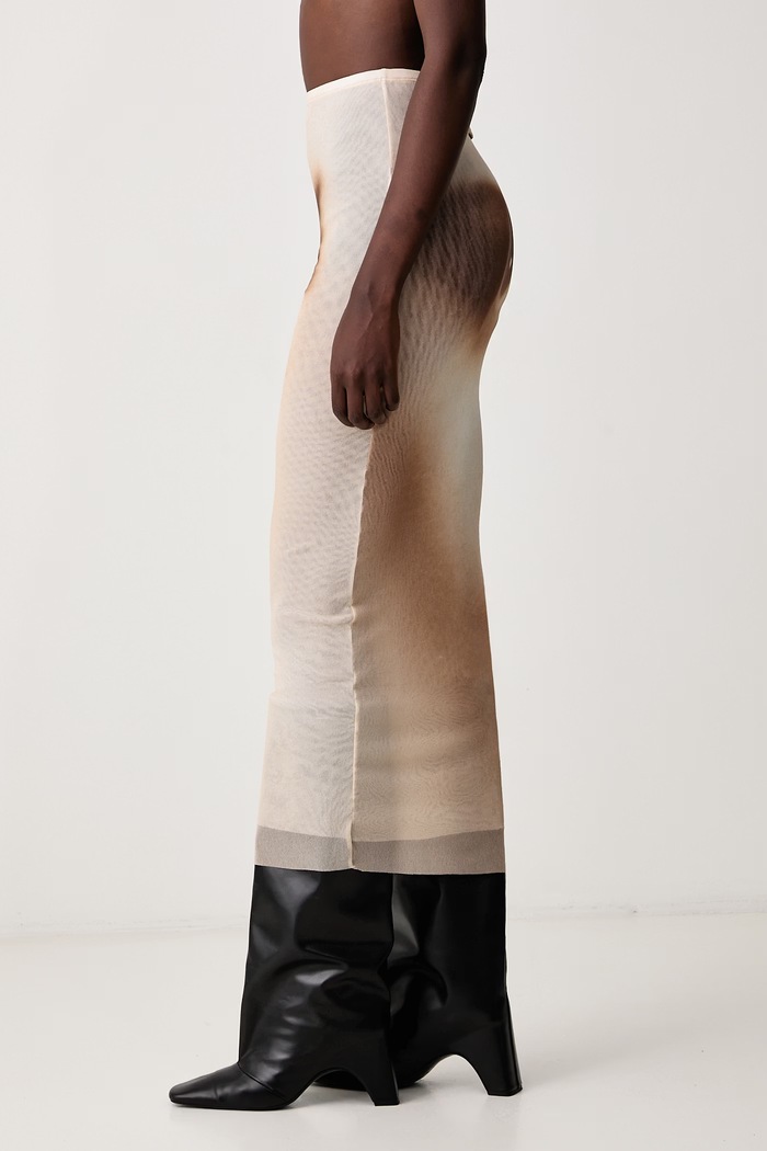 Face φούστα Jean Paul GAULTIER 26.04.W.SK086.M032P μπεζ