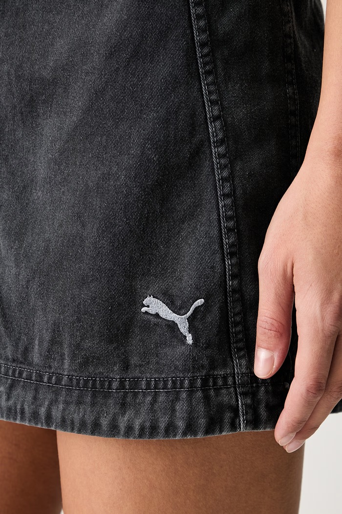 Puma sukně bavlněná FUTURE PUMA ARCHIVE šedá 636679