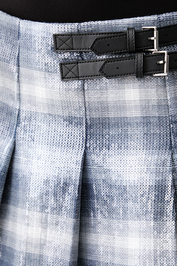 Levi's sukně džínová INVERTED PLEAT MINI modrá 107197.A3FD
