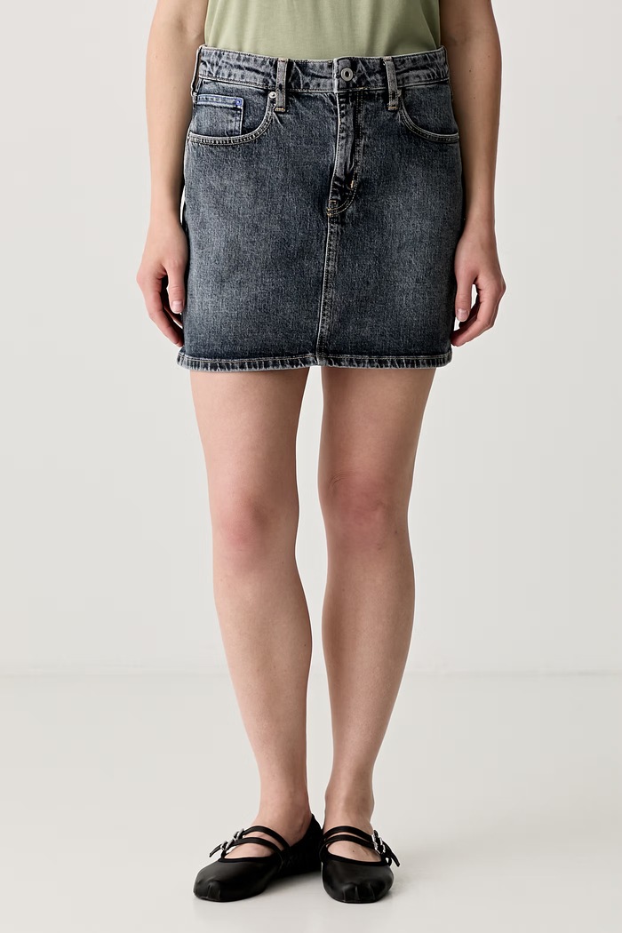 Karl Lagerfeld Jeans spódnica jeansowa B3W12013 niebieski AW26