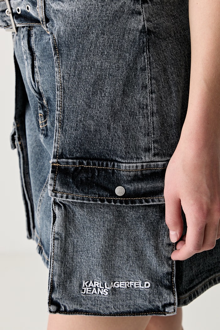 Karl Lagerfeld Jeans spódnica jeansowa B3W12013