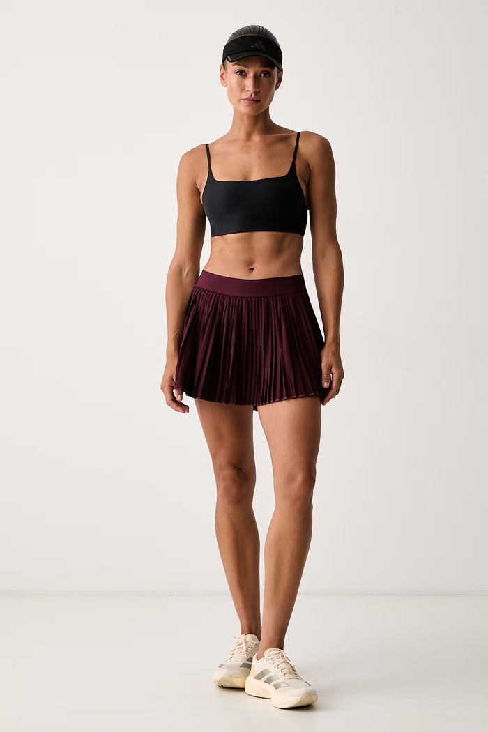 adidas Performance šortková sukně TENNIS CLUB KQ8266 burgundské AW26