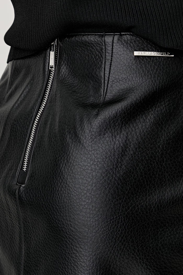 Karl Lagerfeld fustă negru B3W12012