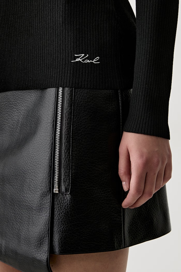 Karl Lagerfeld fustă B3W12012 negru