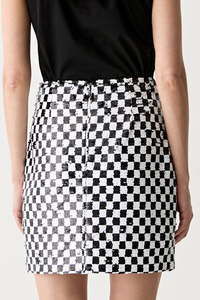 Ρούχα Karl Lagerfeld φούστα B3W12022 μαύρο