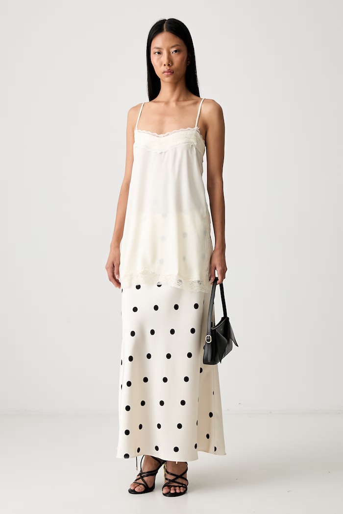 Bardot spódnica PHOEBE 60536SB beżowy AW26