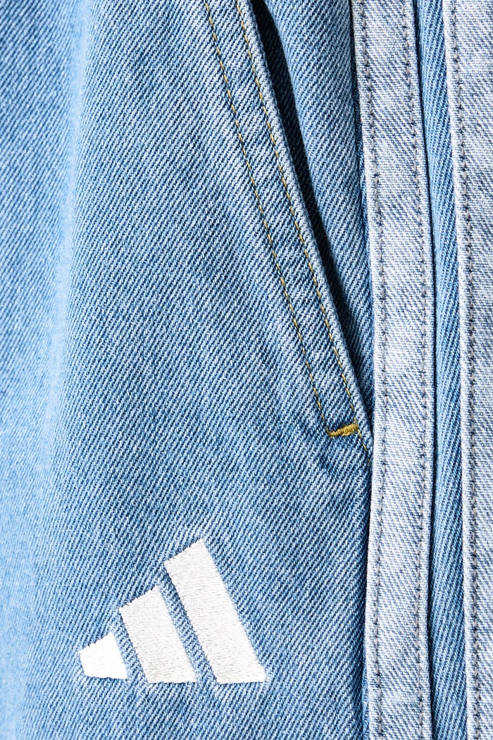 Spódnica jeansowa Denim Pack adidas KV0622 niebieski