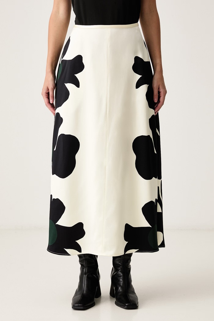 Marimekko Spódnica z wiskozy beżowy 096328