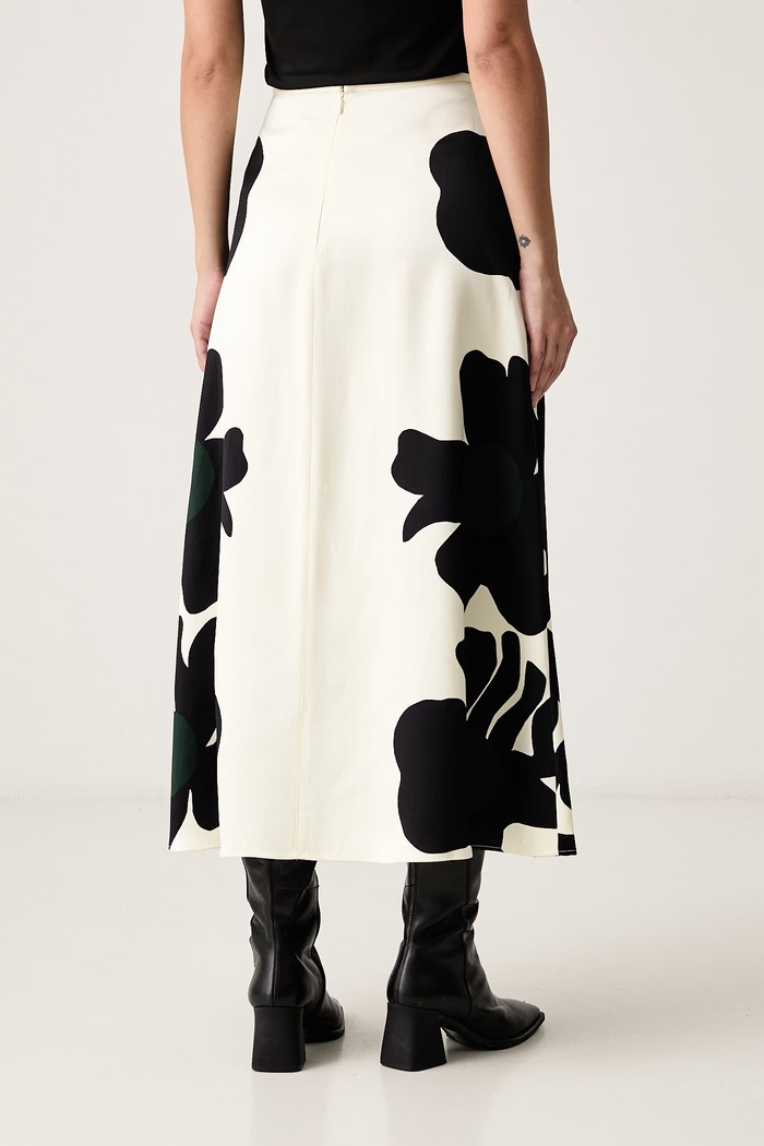 Odzież Marimekko Spódnica z wiskozy 096328 beżowy