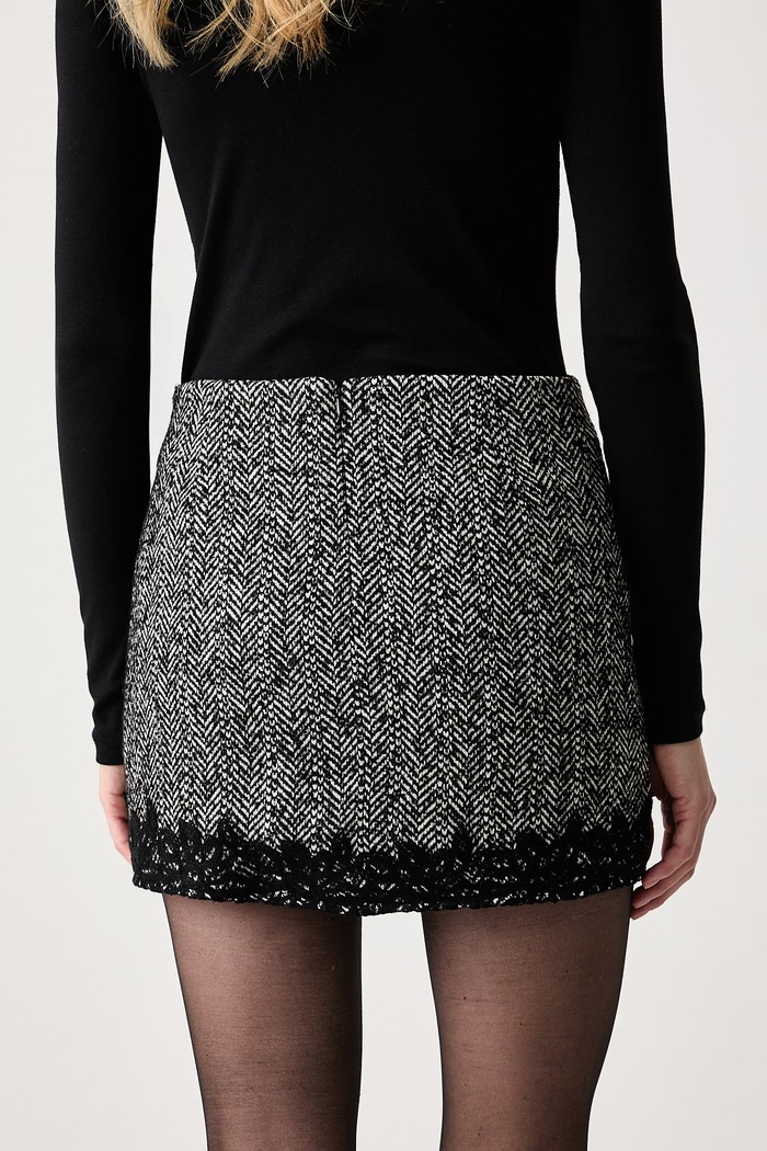 Oblečenie Guess Sukňa s prímesou vlny STELLA W6BD39.W4433 čierna