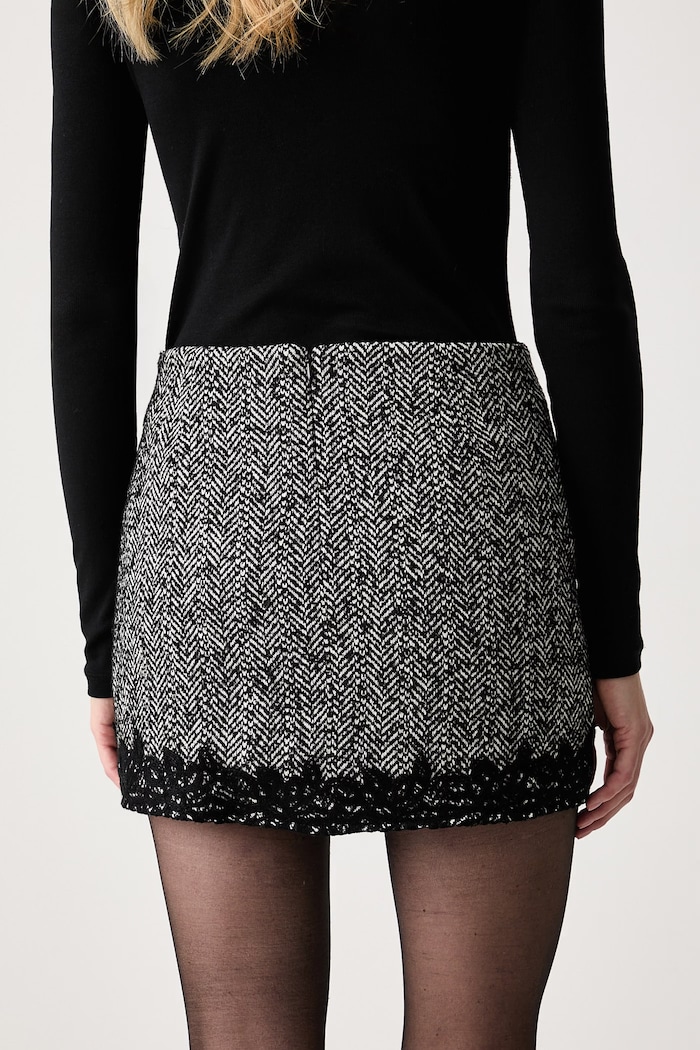 Oblečenie Guess Sukňa s prímesou vlny STELLA W6BD39.W4433 čierna