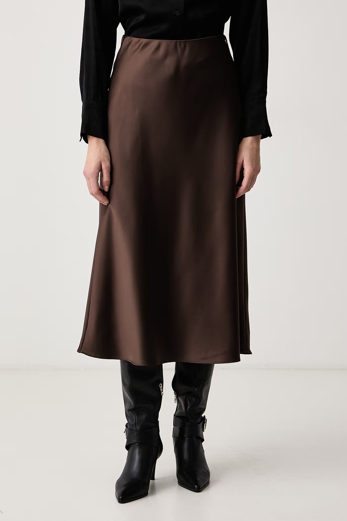 Guess Sukňa LORENZA hnedá W6BD25.W4250