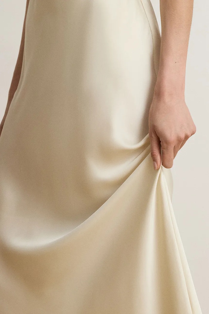 Spódnica rozkloszowana Lauren Ralph Lauren 200P13810 beżowy