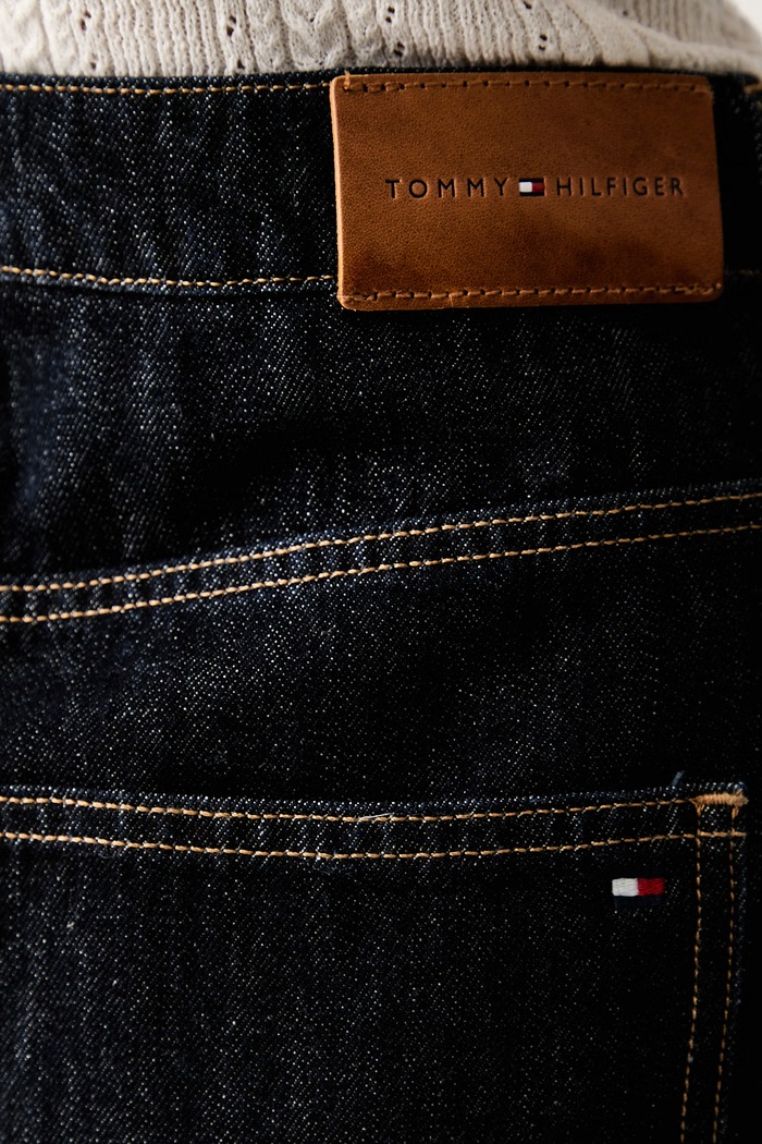 Tommy Hilfiger sukně džínová námořnická modř WW0WW50008