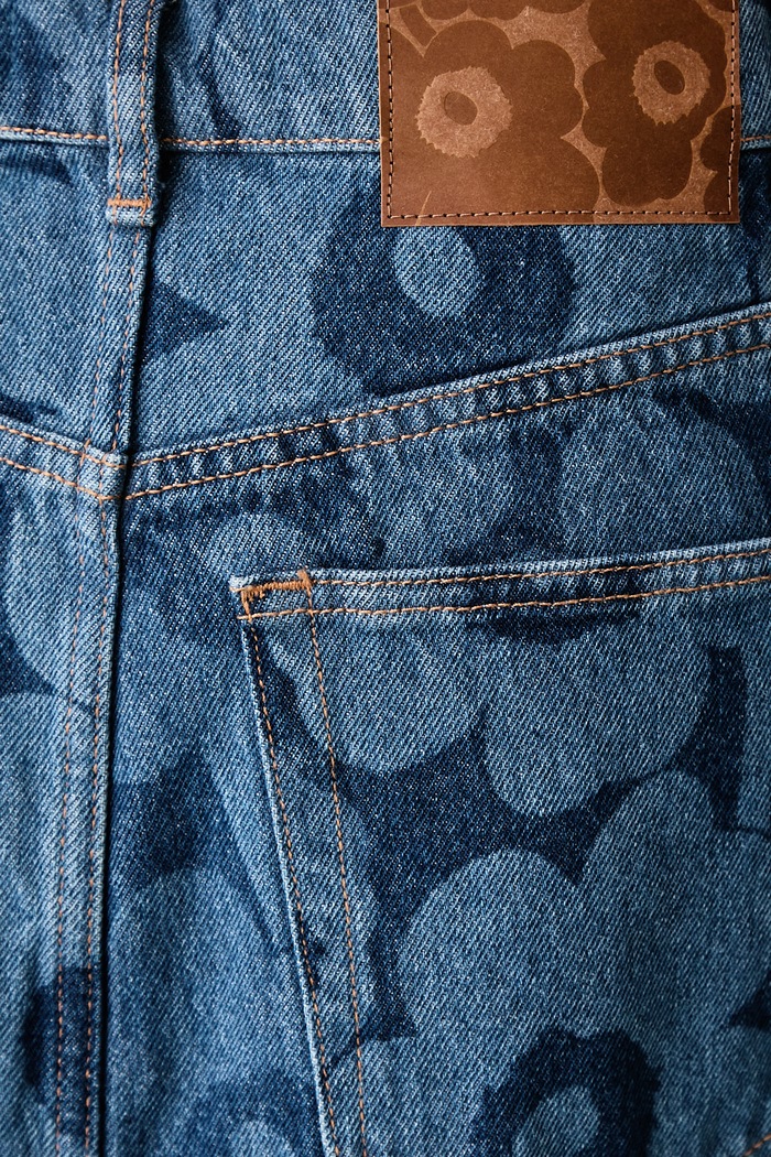 Suknja traper Marimekko 096024 plava