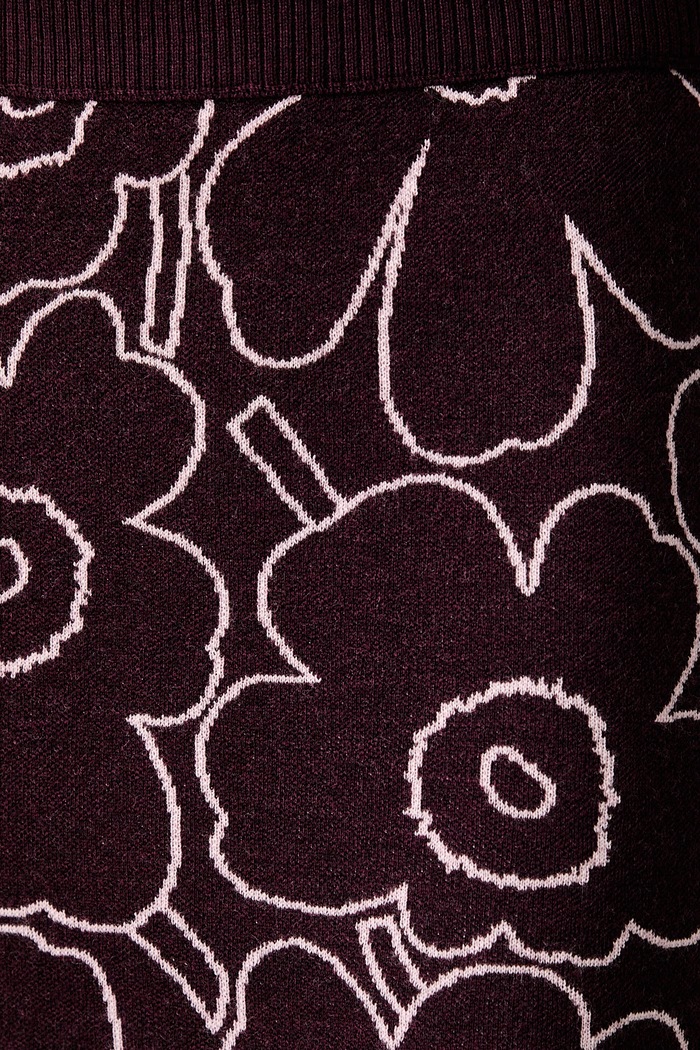 Marimekko pletena suknja s vunom ljubičasta 095718