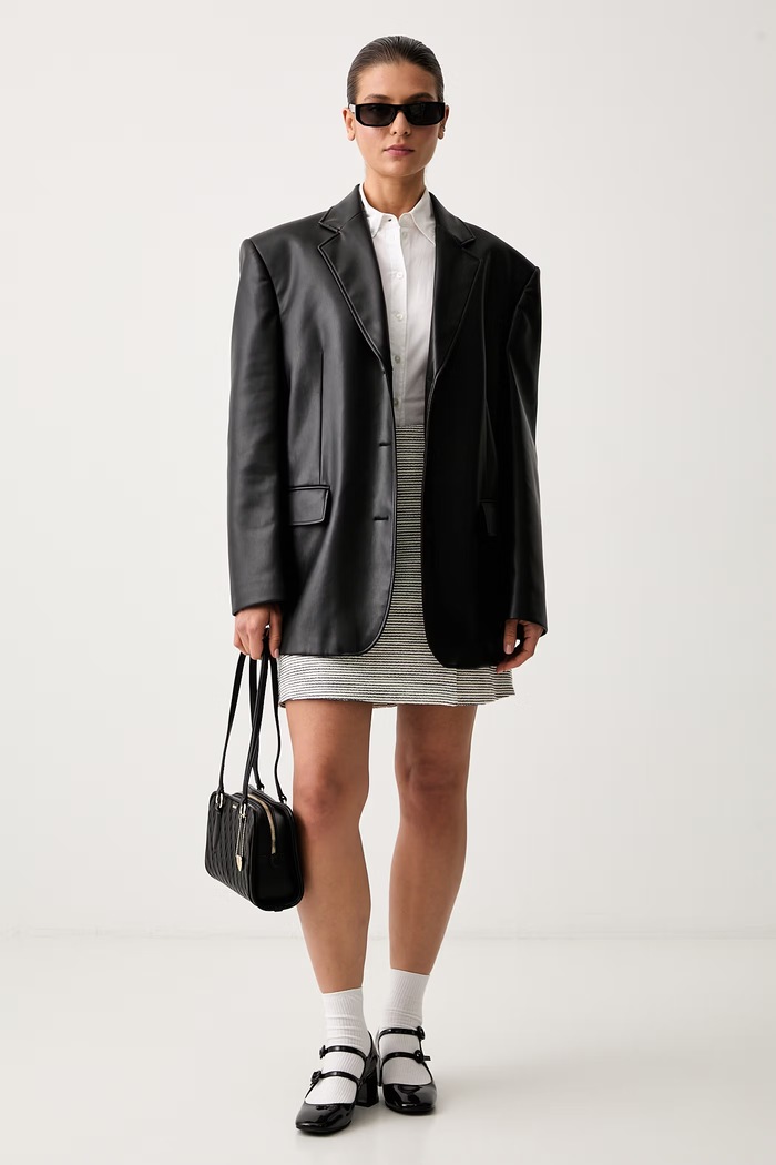 HUGO spódnica Ralinea 50563237 czarny AW26