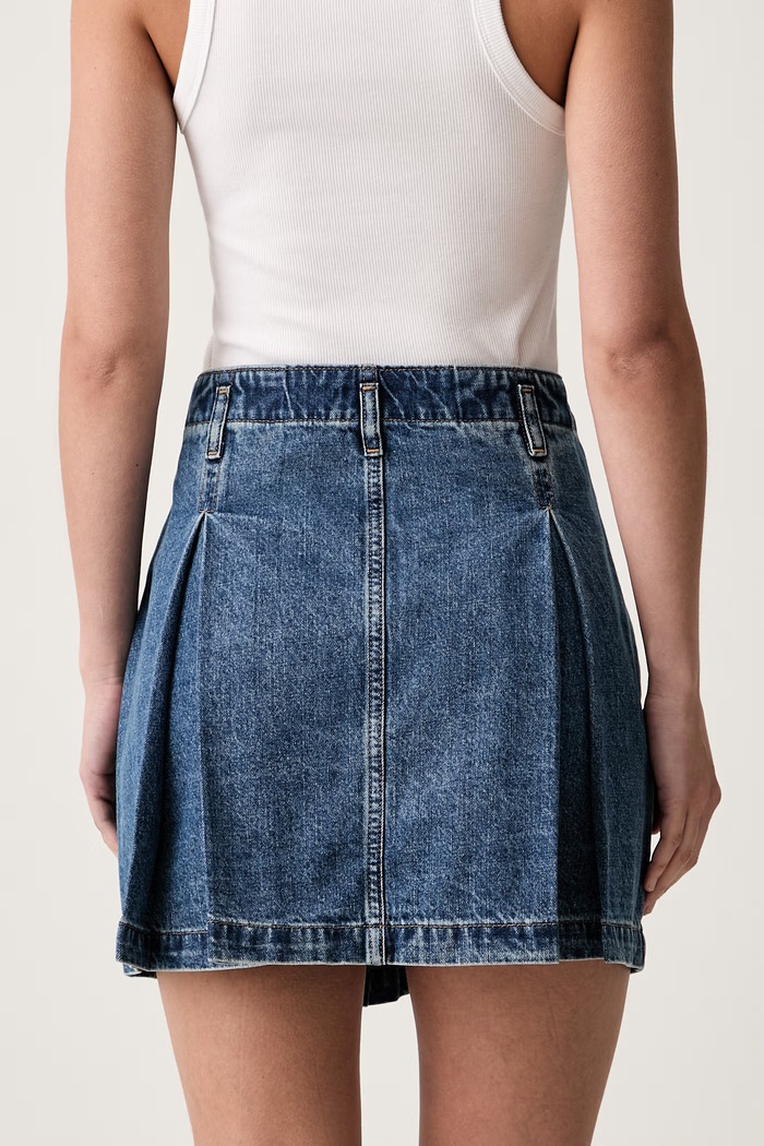 Oblačila Calvin Klein Jeans krilo denim LV047G901G modra