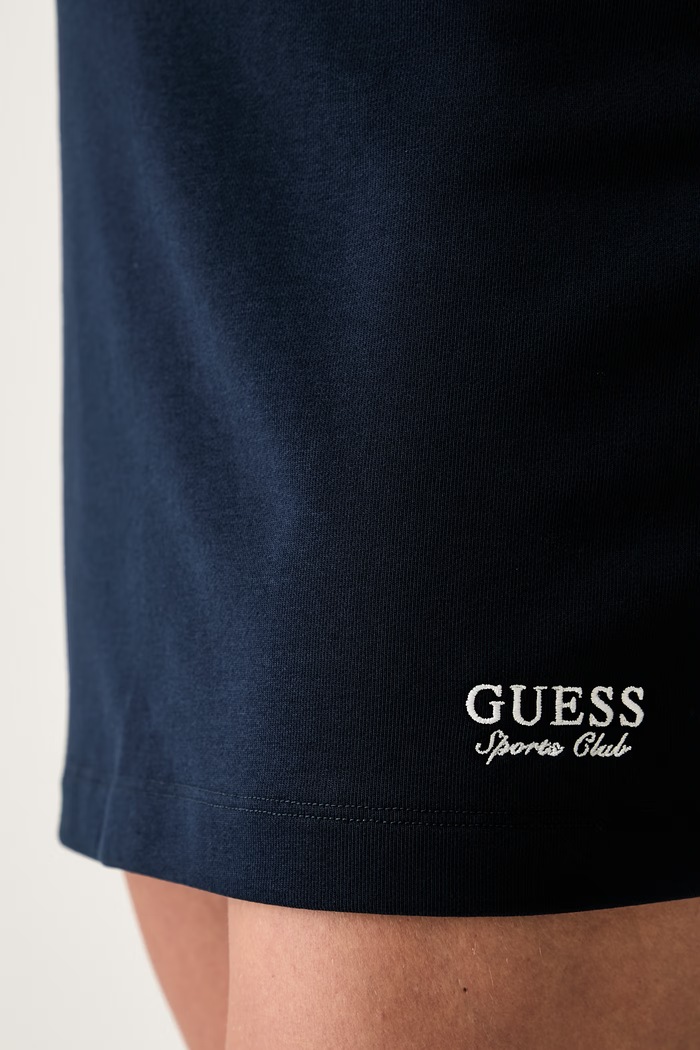 Guess пола с памук PHOEBE тъмносин V6YD04.K4290