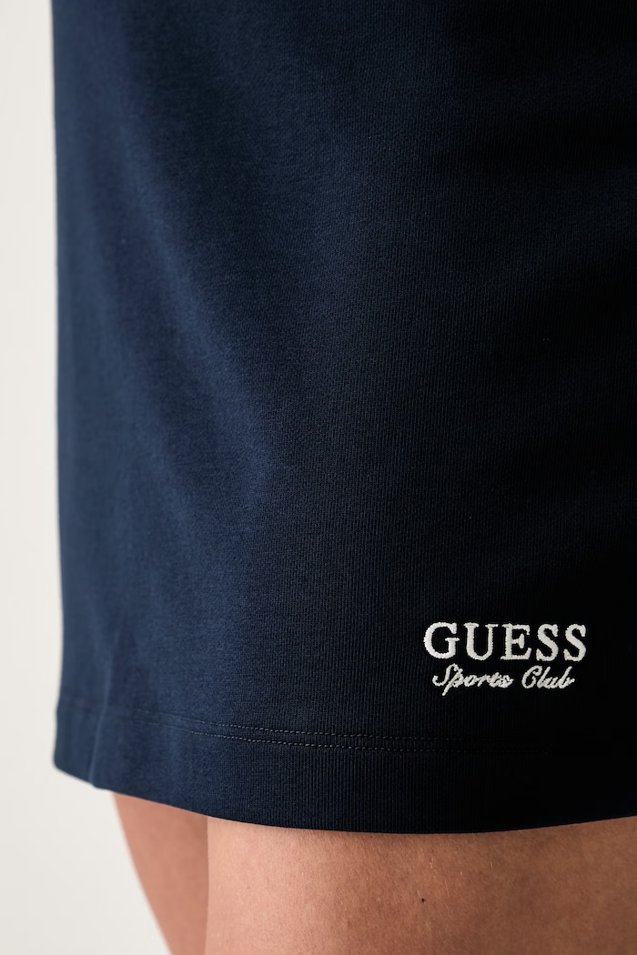 Guess пола с памук PHOEBE тъмносин V6YD04.K4290
