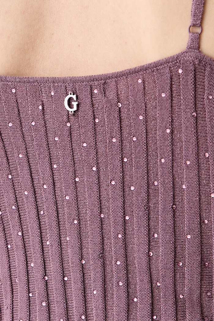 Guess sukienka syrenka W6YKA9.Z1159 fioletowy