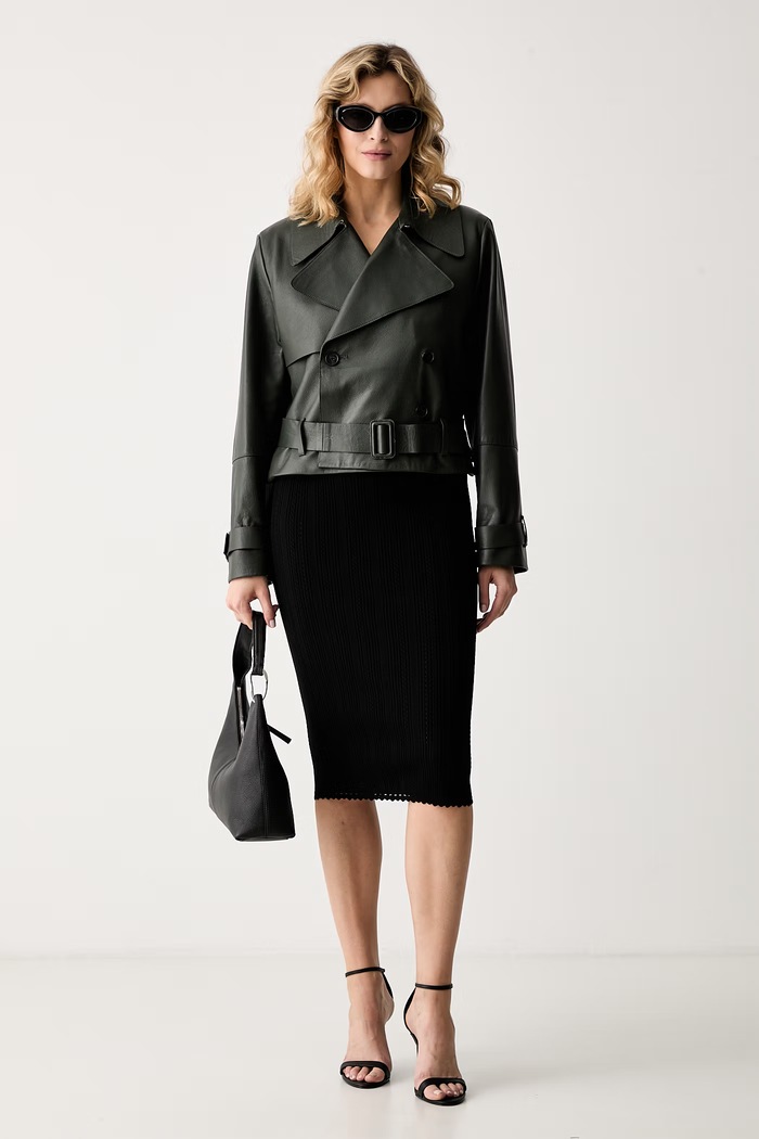 Guess πλεκτή φούστα με βισκόζη CARMEN W6YD23.Z0974 μαύρο AW26