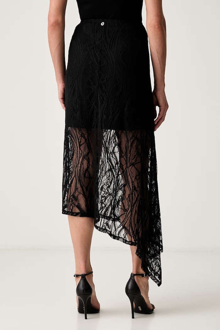 Oblečenie Guess sukňa EVELYN W6YD12.K4364 čierna