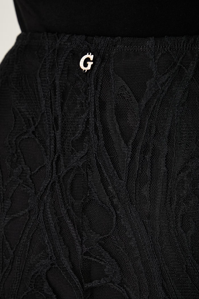 Guess sukňa EVELYN čierna W6YD12.K4364