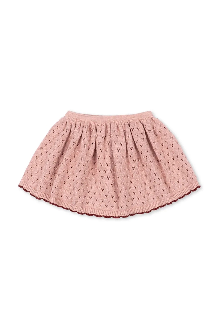 Dziewczynka Konges Sløjd Spódnica bawełniana z elastanem HOLIDAY SKIRT KS106494.9BY2 różowy