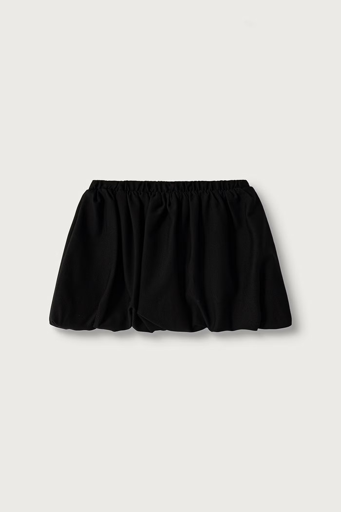 Patrizia Pepe Spódnica bombka z wiskozą A641 7P0097 czarny AW26