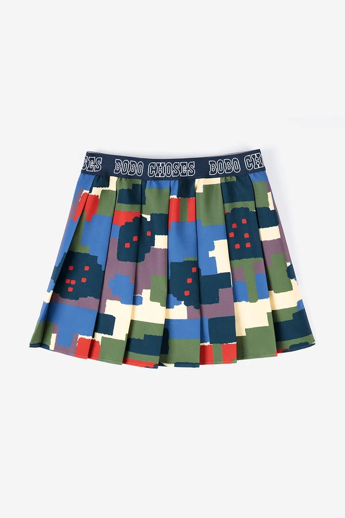Bobo Choses Skladaná sukňa Paint Forest 226AC077 viacfarebná AW26