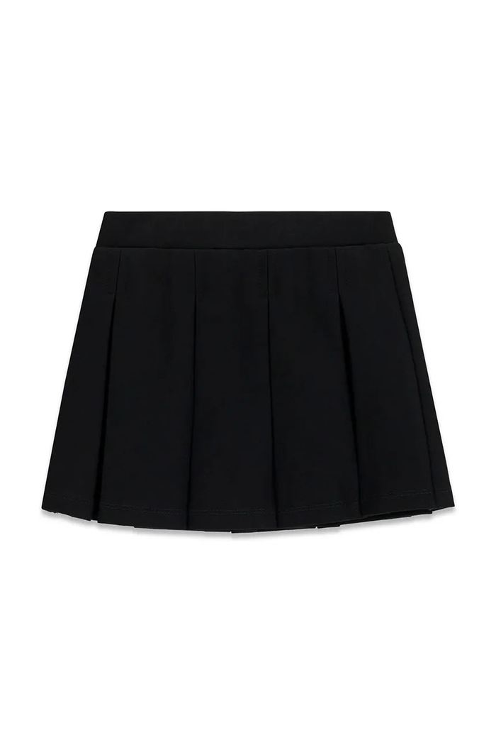 Guess Spódnica plisowana bawełniana K6BD04.K5927.9BY2 czarny AW26