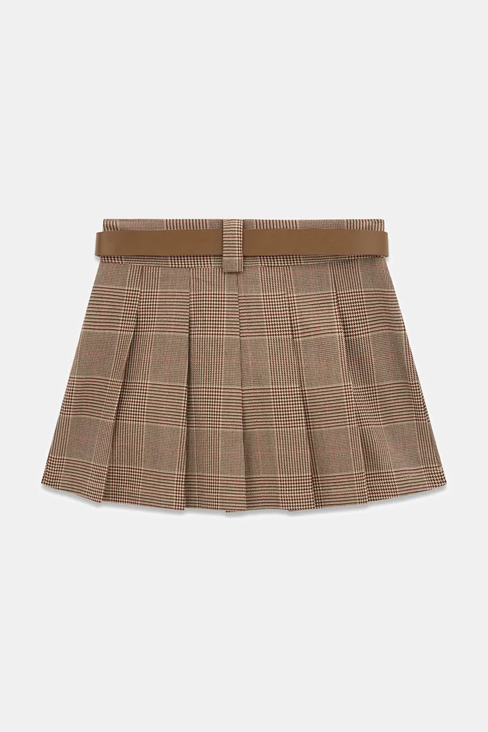 Guess Spódnica plisowana J6BD10.W3930.9BY2 beżowy AW26