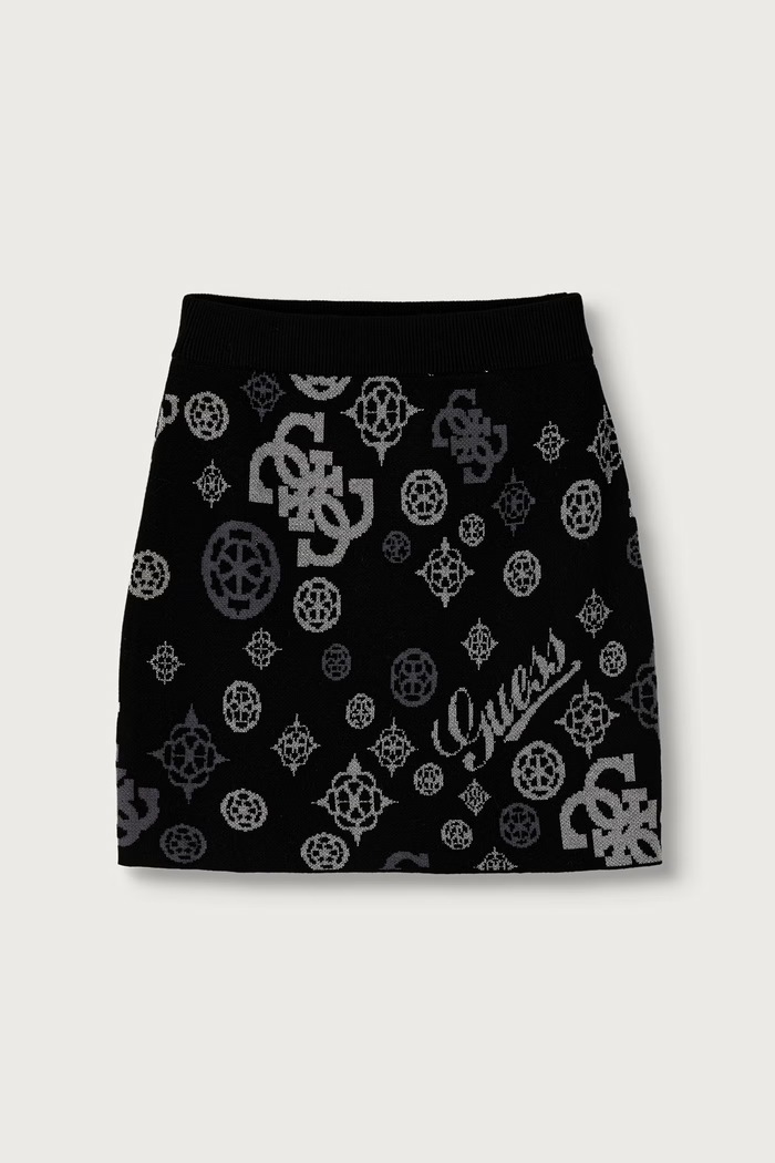 Guess Spódnica z dodatkiem wełny czarny J6BD04.Z1278.9BY2