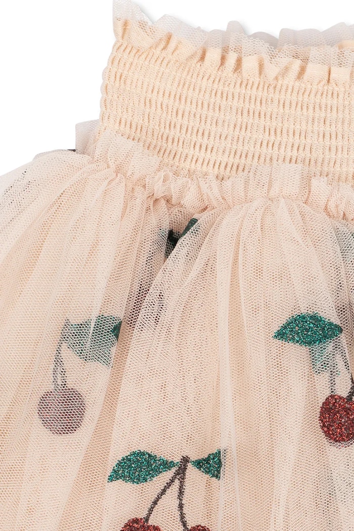 Dziewczynka Konges Sløjd Spódnica TULLIE SMOCK SKIRT GRS KS106302.9BY2 beżowy