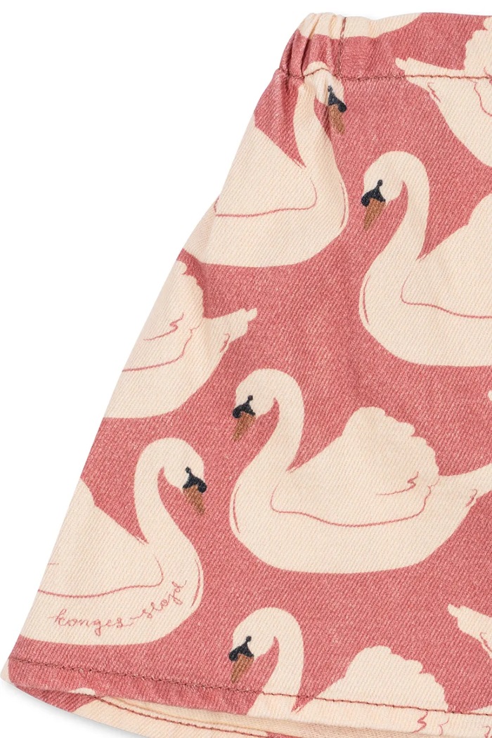 Dziewczynka Konges Sløjd Spódnica bawełniana MAGOT SKIRT GOTS KS106139.9BY2 różowy