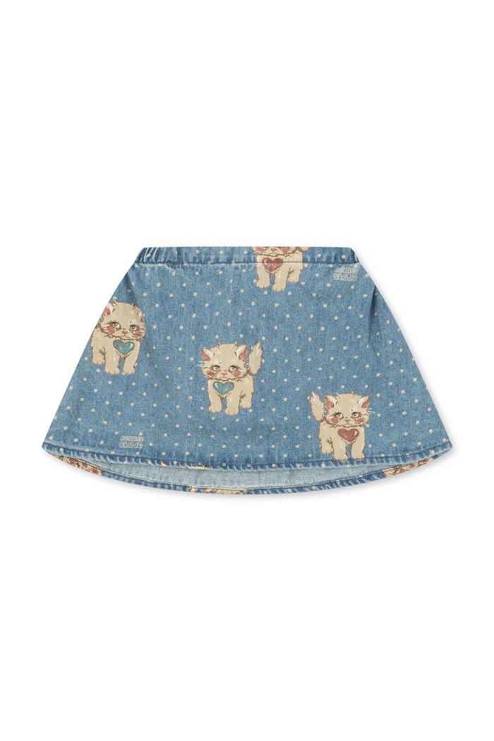Konges Sløjd Spódnica bawełniana MAGOT SKIRT GOTS KS106139.9BY2 niebieski AW26