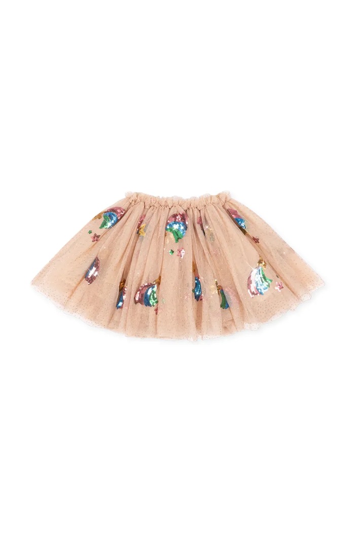 Konges Sløjd rozšírená sukňa YVONNE SKIRT GRS KS106334.9BY2 ružová AW26