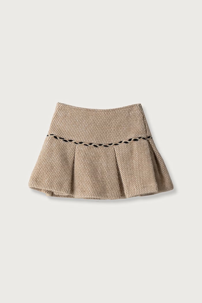Abel&Lula Fustă plisată 5580.2.Mini.9BY2 bej AW26