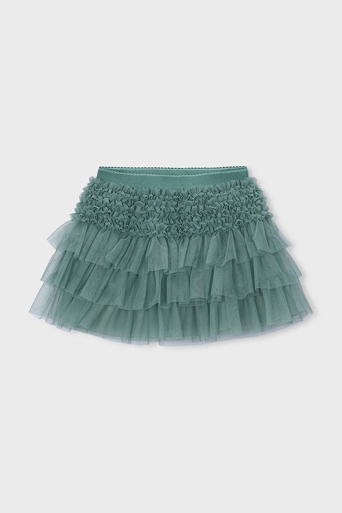 Mayoral spódnica rozkloszowana 4906.6C.Mini.9BY2 turkusowy AW26