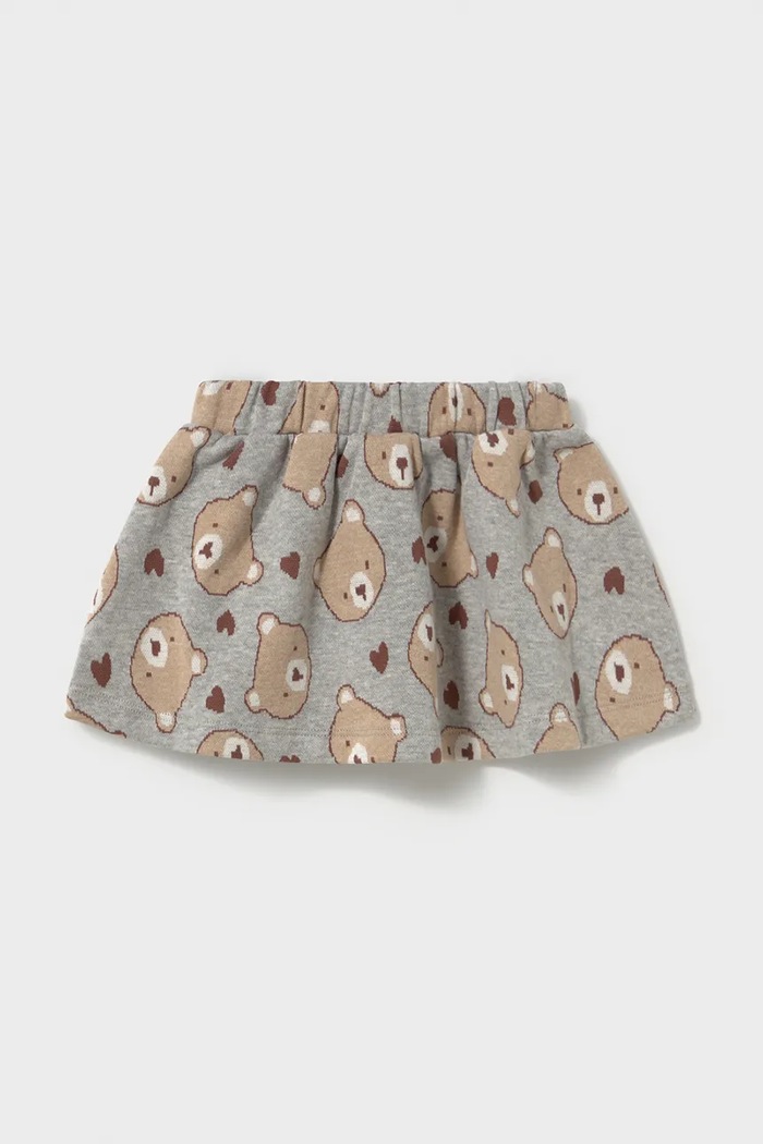 Mayoral sukně s bavlnou 2935.4G.Baby.9BY2 šedá AW26