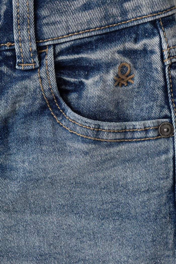 Chłopiec United Colors of Benetton Jeansy slim fit dziecięce 4U9SGE033.P.Continuativ granatowy