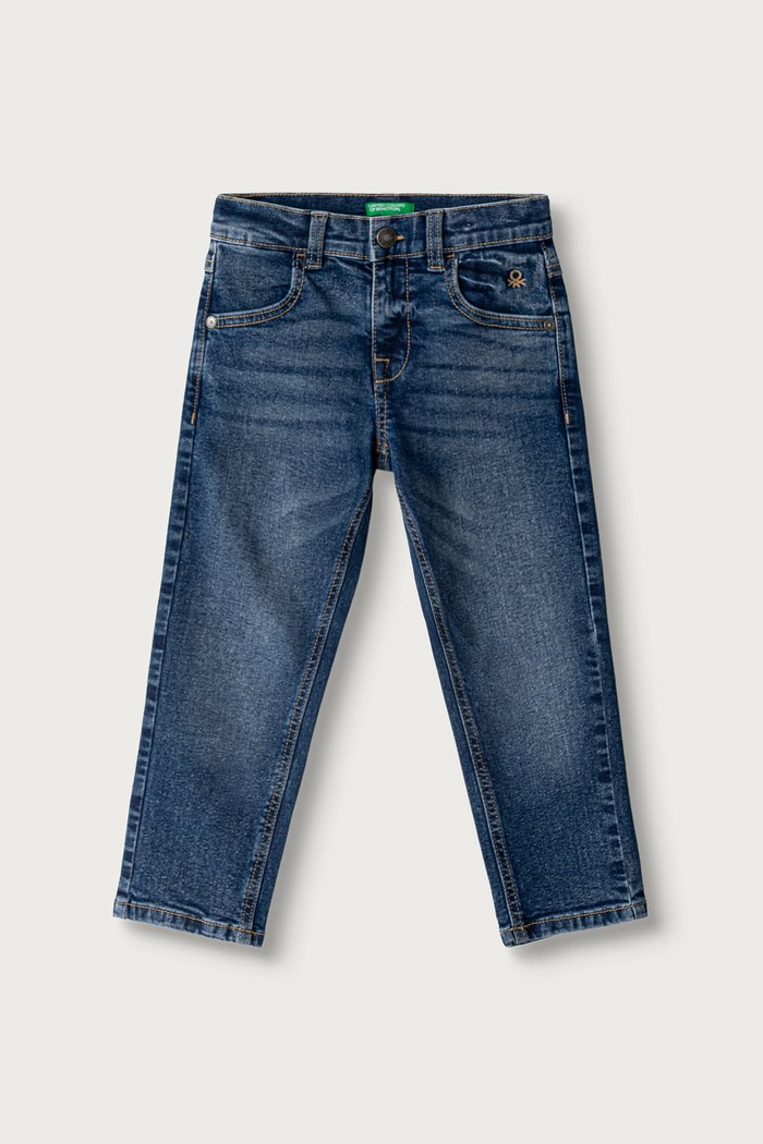 United Colors of Benetton Jeansy slim fit dziecięce granatowy 4U9SGE033.P.Continuativ