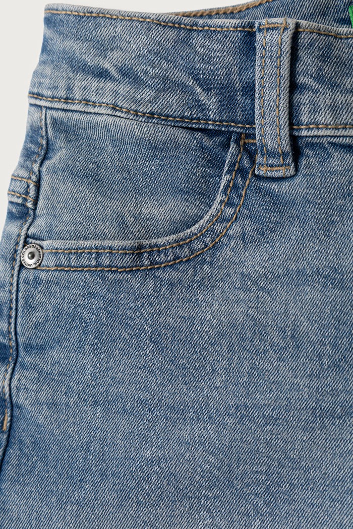 Chlapec United Colors of Benetton Rifle slim fit detské 4U9SCE04Y.G.Continuativ tmavomodrá