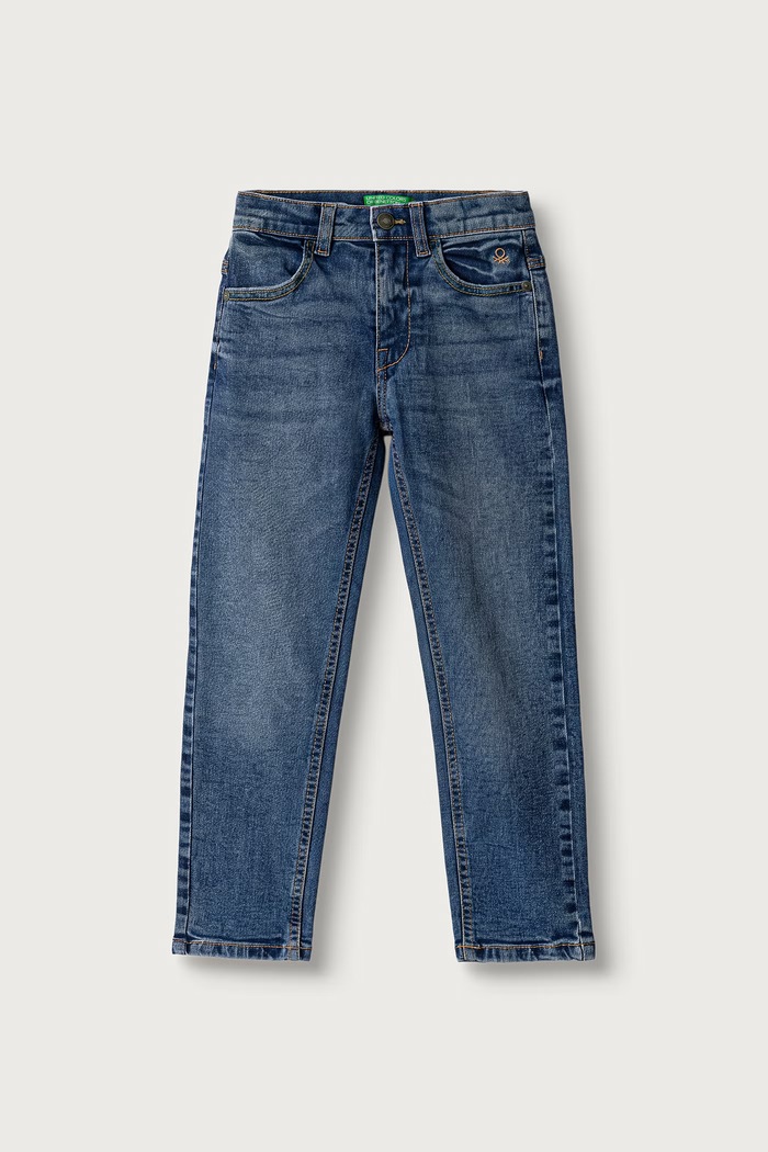 United Colors of Benetton Jeansy slim fit dziecięce granatowy 4U9SCE04Y.G.Continuativ