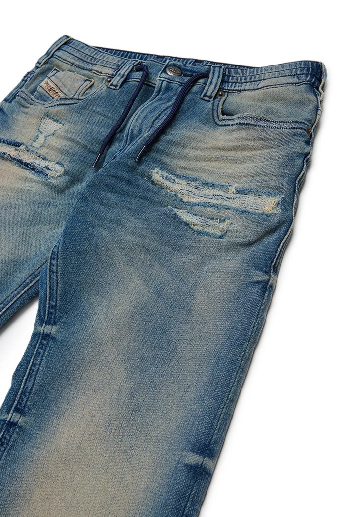 Chłopiec Diesel Jeansy jogger dziecięce D-KROS-J JJJ TROUSERS J02544.KXBUY niebieski