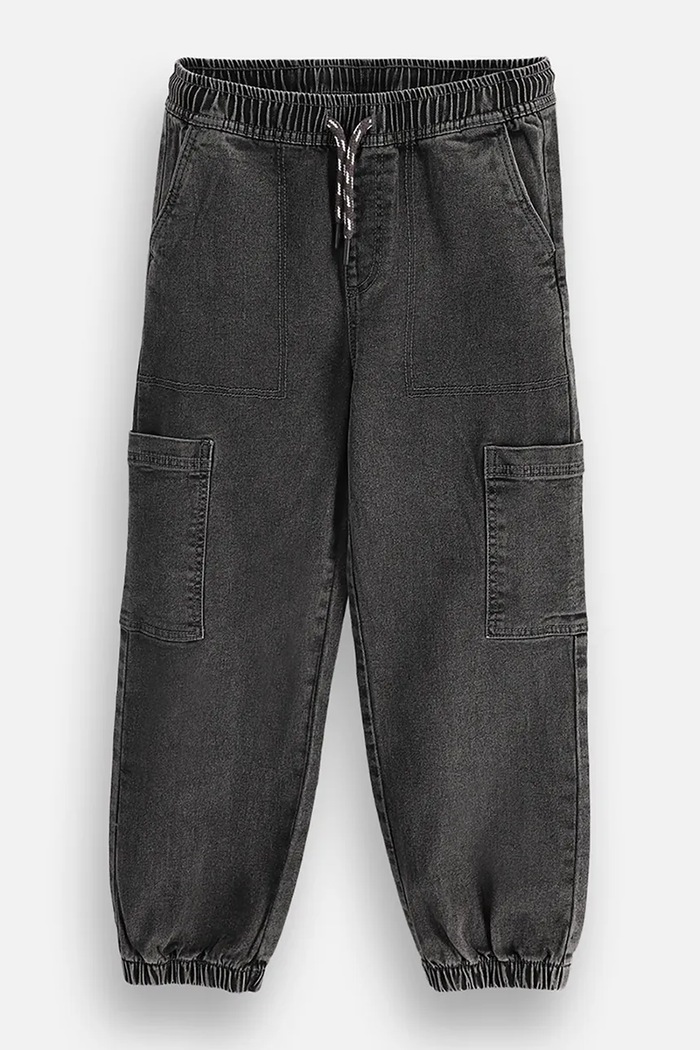 Coccodrillo Jeansy jogger dziecięce ZC6123103CJB szary AW26