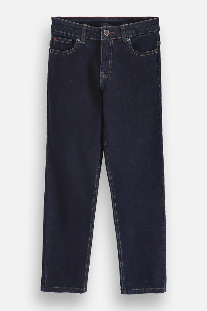 Coccodrillo Jeansy straight dziecięce granatowy ZC6123101CJB