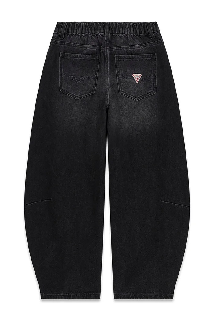 Guess Jeansy relaxed fit dziecięce L6BA15.D2231.9BY2 czarny AW26