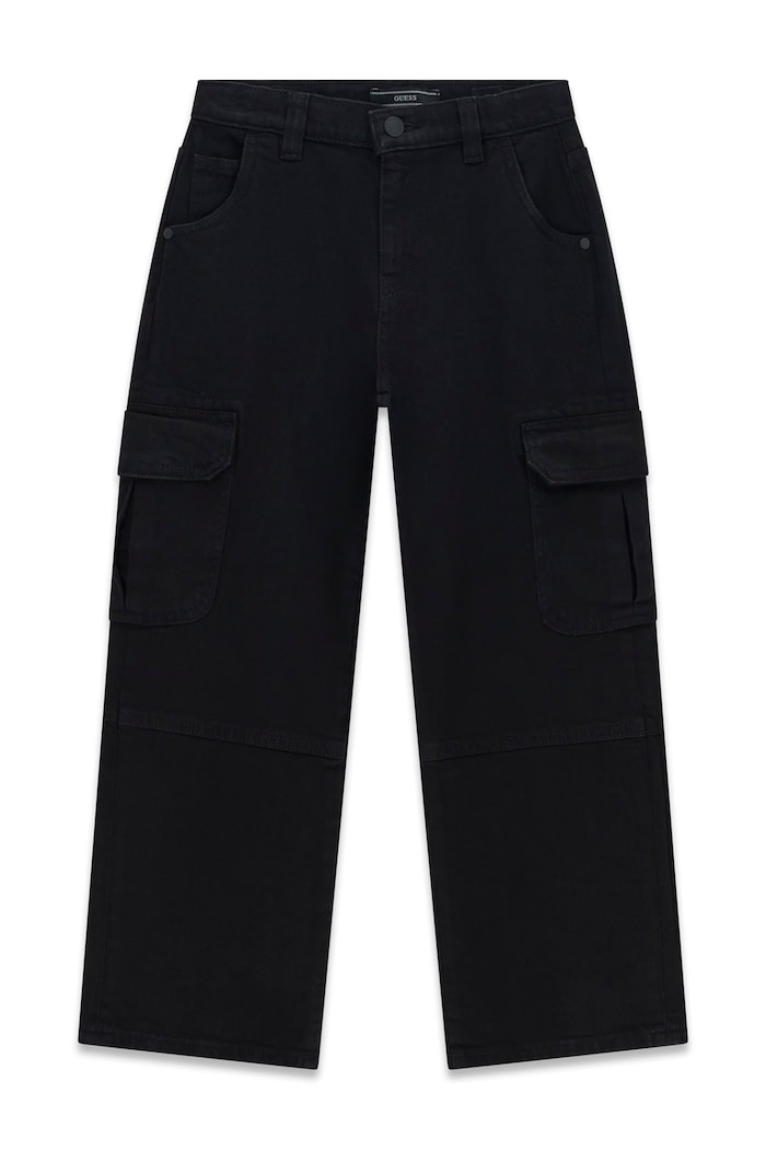 Guess Jeansy relaxed fit dziecięce czarny L6BA03.D2187.9BY2